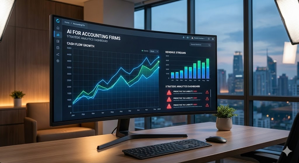 Client Advisory Services Dashboard with Predictive Analytics via AI for Accounting Firms