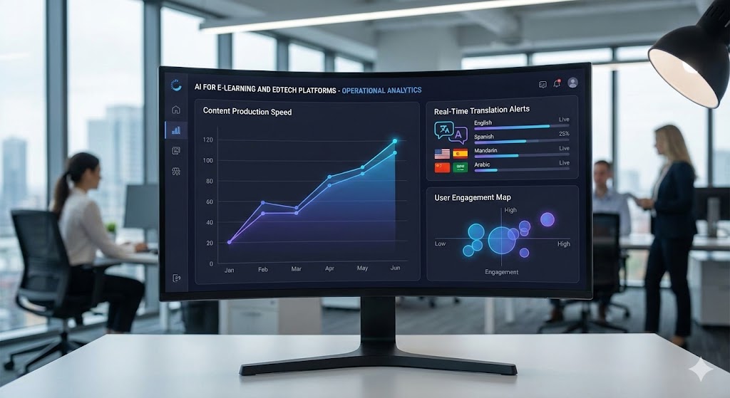Automated Content Creation and Localization Dashboard for AI for E-learning and EdTech Platforms