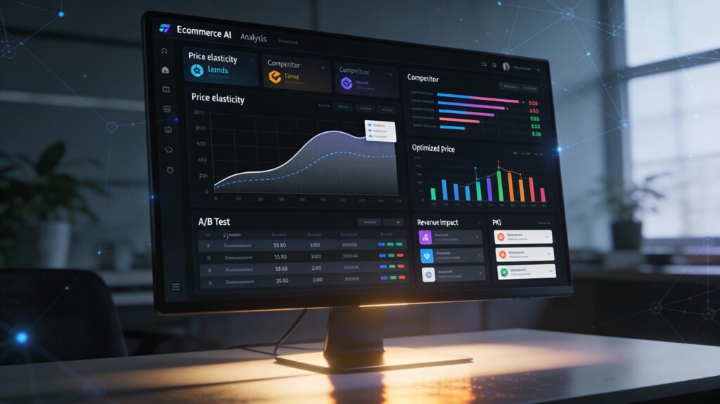 Dynamic Pricing Strategy Dashboard using AI for E-commerce Growth and Competitor Analysis
