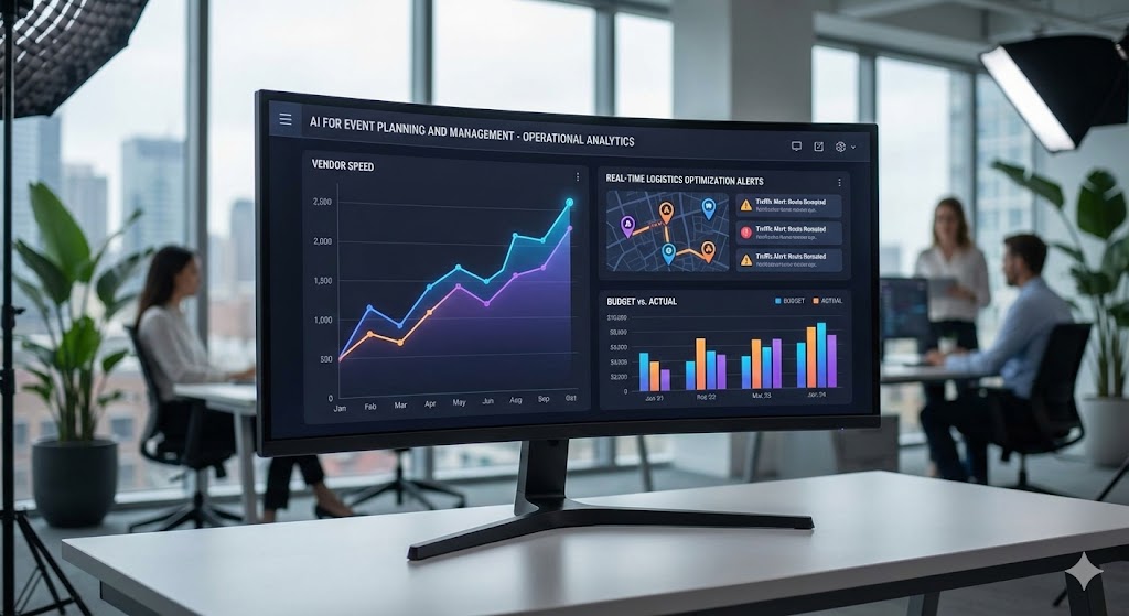 AI Event Logistics Synergy Dashboard Automated Event Logistics and Vendor Management Dashboard for AI for Event Planning and Management