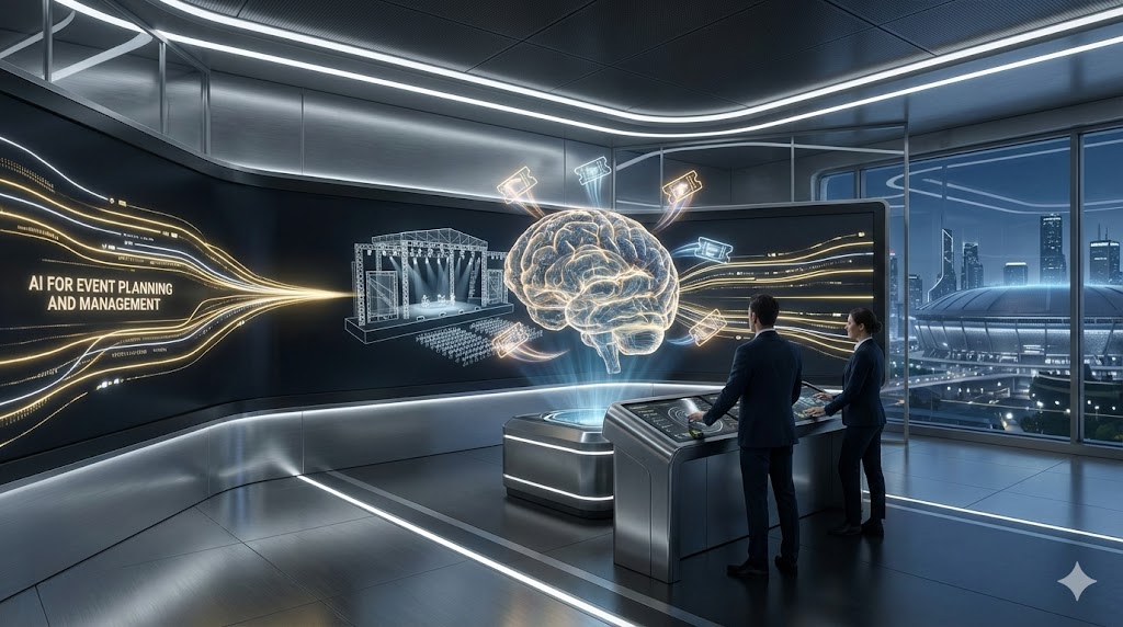 AI for Event Planning and Management Automating Logistics and Attendee Journeys with Futuristic Digital Hub