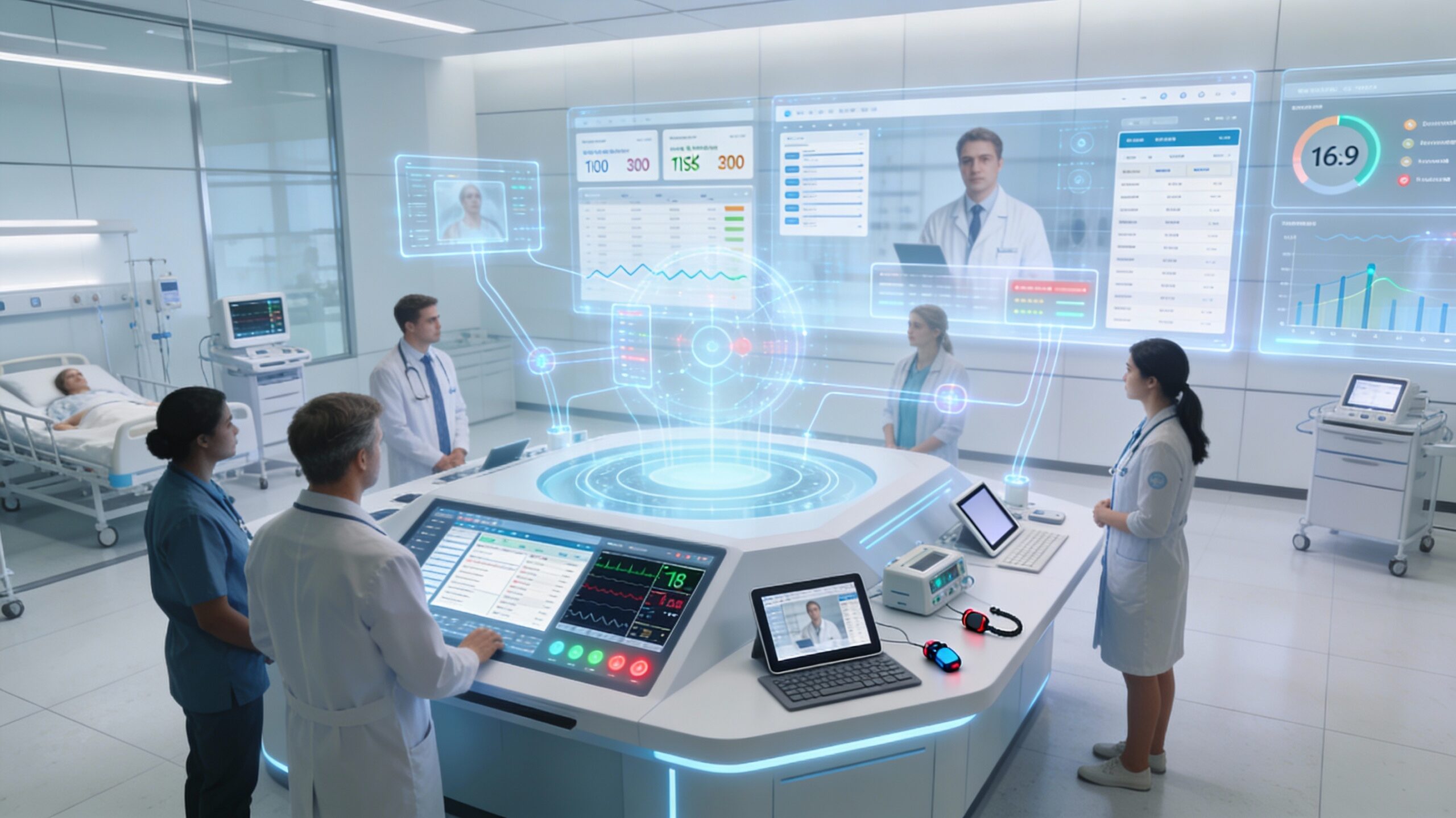 AI for Medical Practices Automating Patient Care and Clinical Documentation with Futuristic Digital Hub