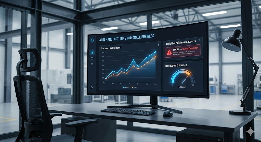 AI Predictive Maintenance Dashboard Predictive Maintenance and IoT Sensor Monitoring Dashboard via AI in Manufacturing for Small Business