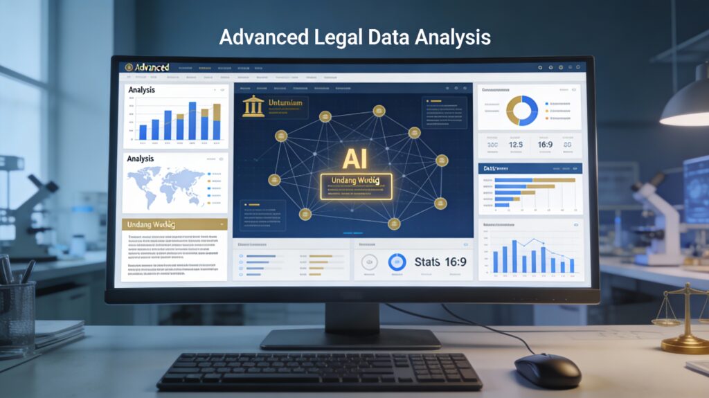 Advanced Legal Data Analytics Dashboard Showing Contract Review and Due Diligence Automation